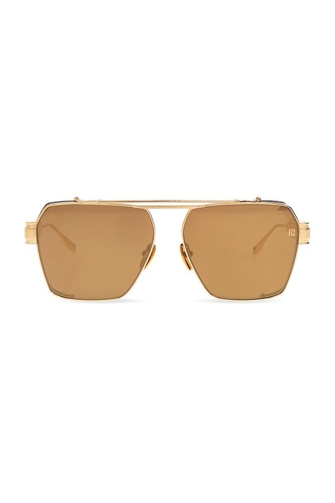 BALMAIN フレミアスクエアフレムサンクラス BPS155C61 GLD