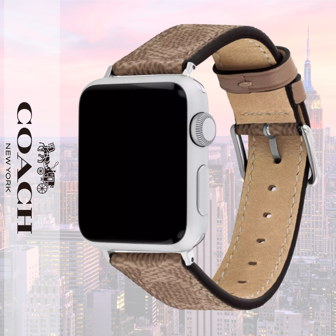 すぐ届く【COACH】APPLE WATCH ストラップ・38MM／40MM／41MM
