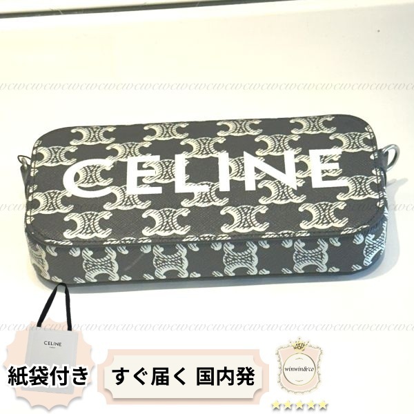【完売必至】セリーヌ ホリゾンタル ポーチ CELINEプリント