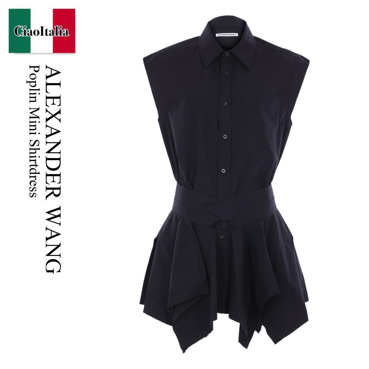ワンピース Alexander Wang Poplin Mini Shirtdress