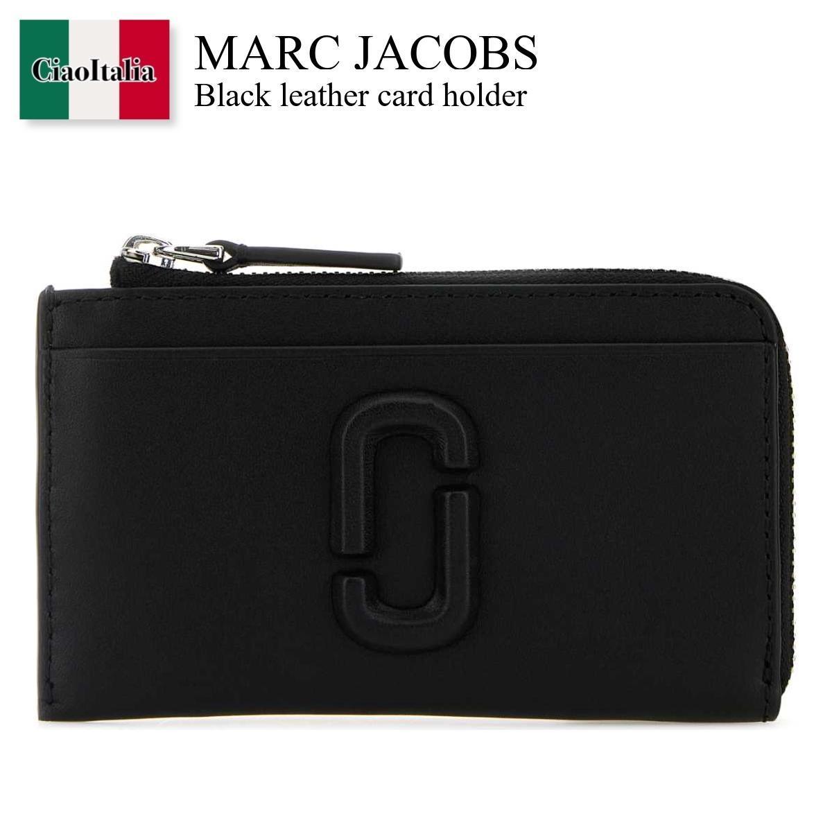 カードケース・名刺入れ Marc Jacobs Black Leather Card Holder