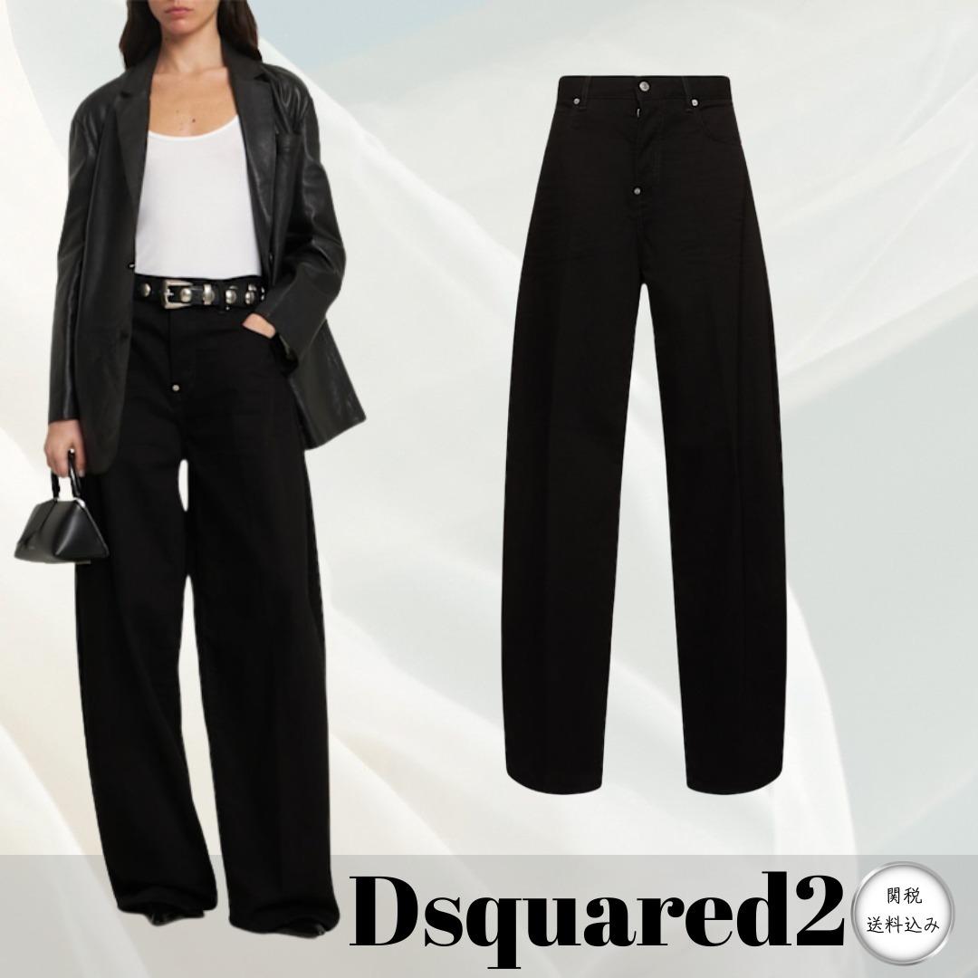D SQUARED2【関税送料込】Icon Amelia ローライズワイドジーンズ