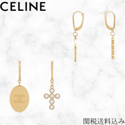 セリーヌ トリオンフ パール ピアス