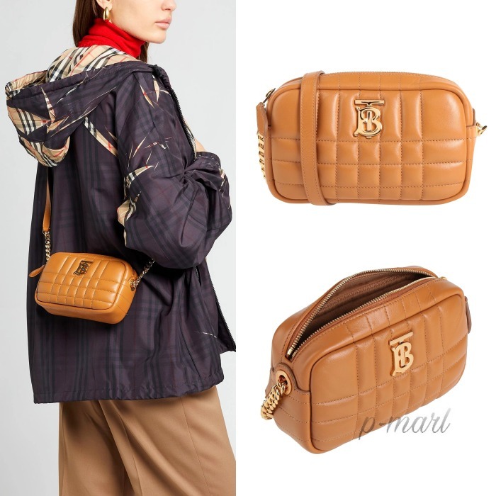 国内発*Burberry ラムスキン スモール クロスボディバッグ