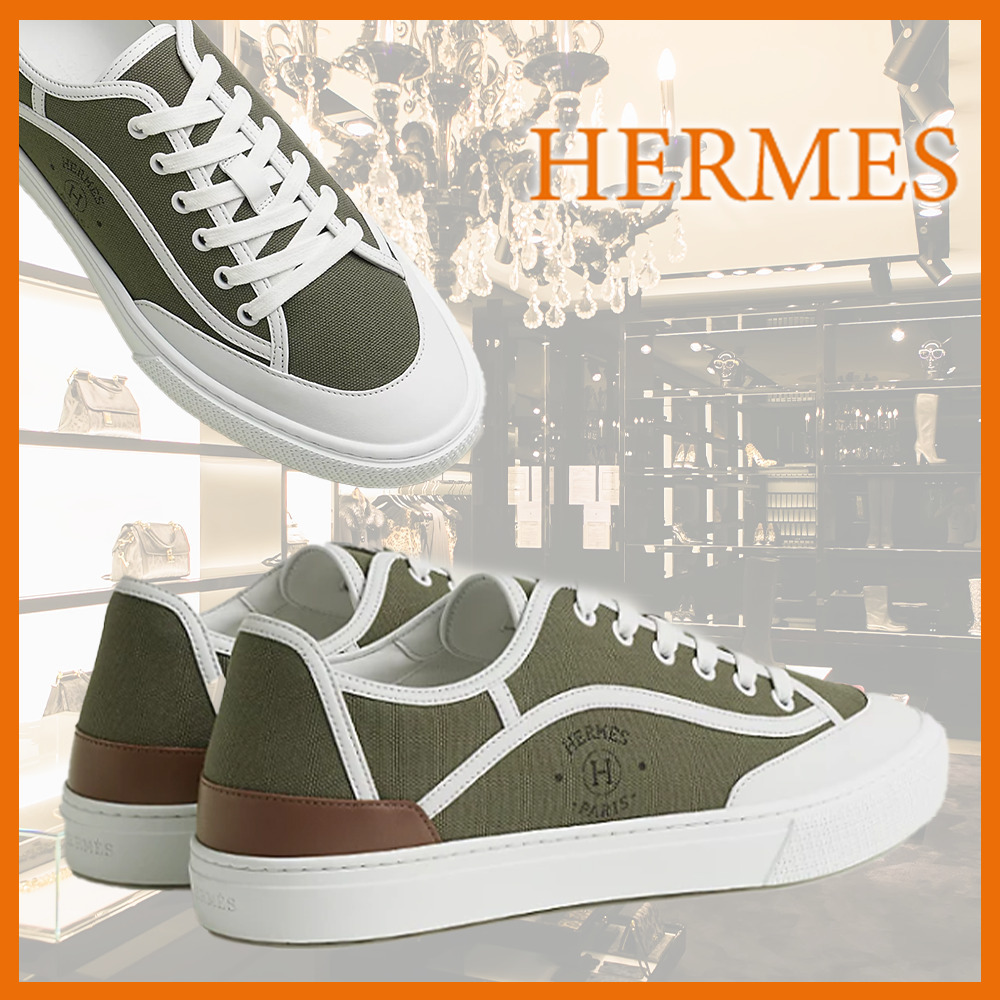 【幅広く活躍する一足☆】HERMES Get スニーカー
