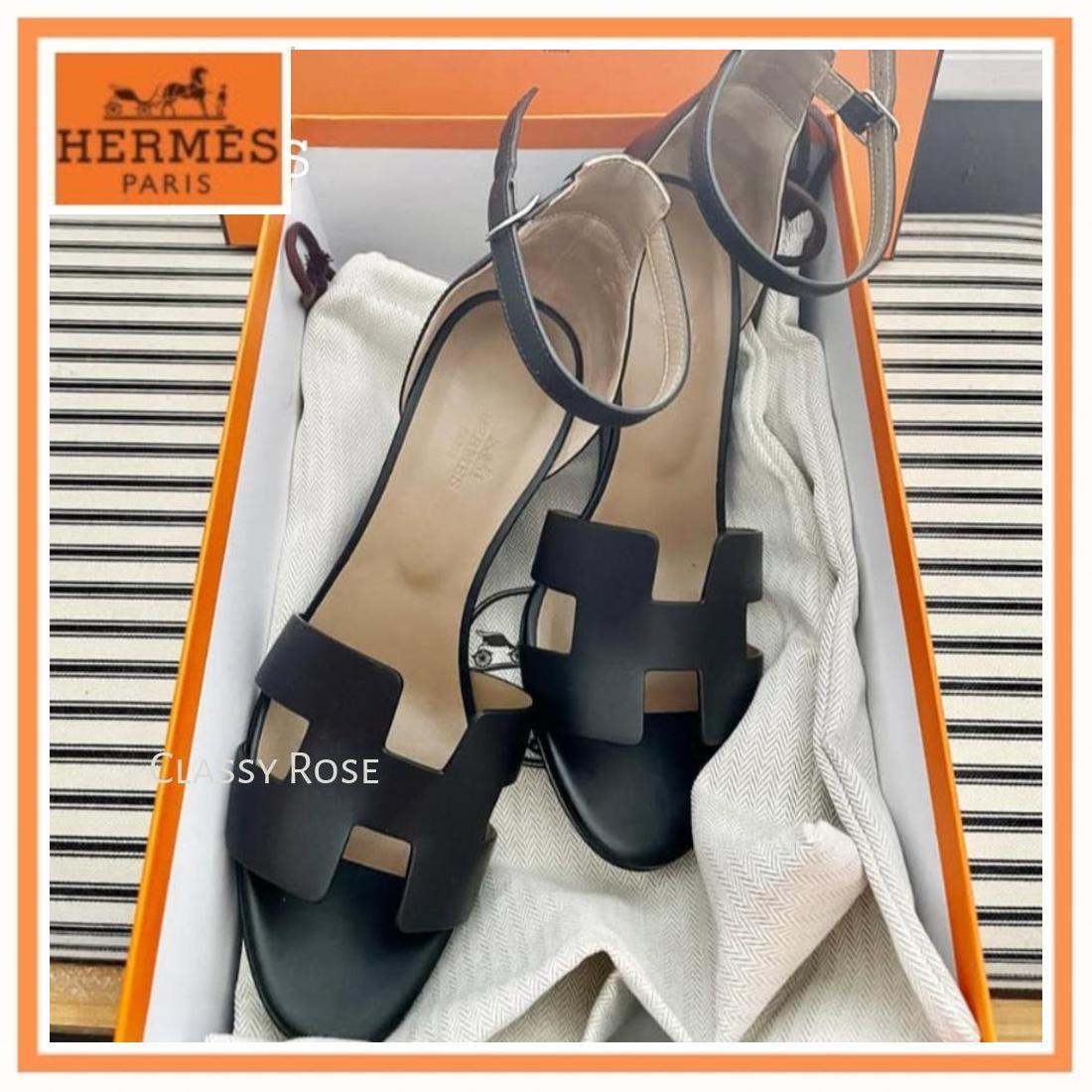 【美脚効果でお洒落】HERMES Legend sandal レジェンド サンダル