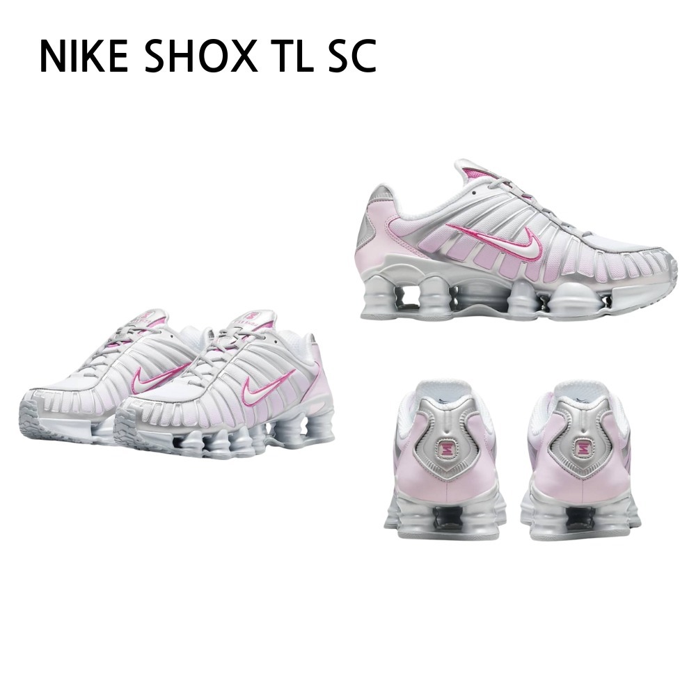 ★NIKE★ W NIKE SHOX TL SC White Pink