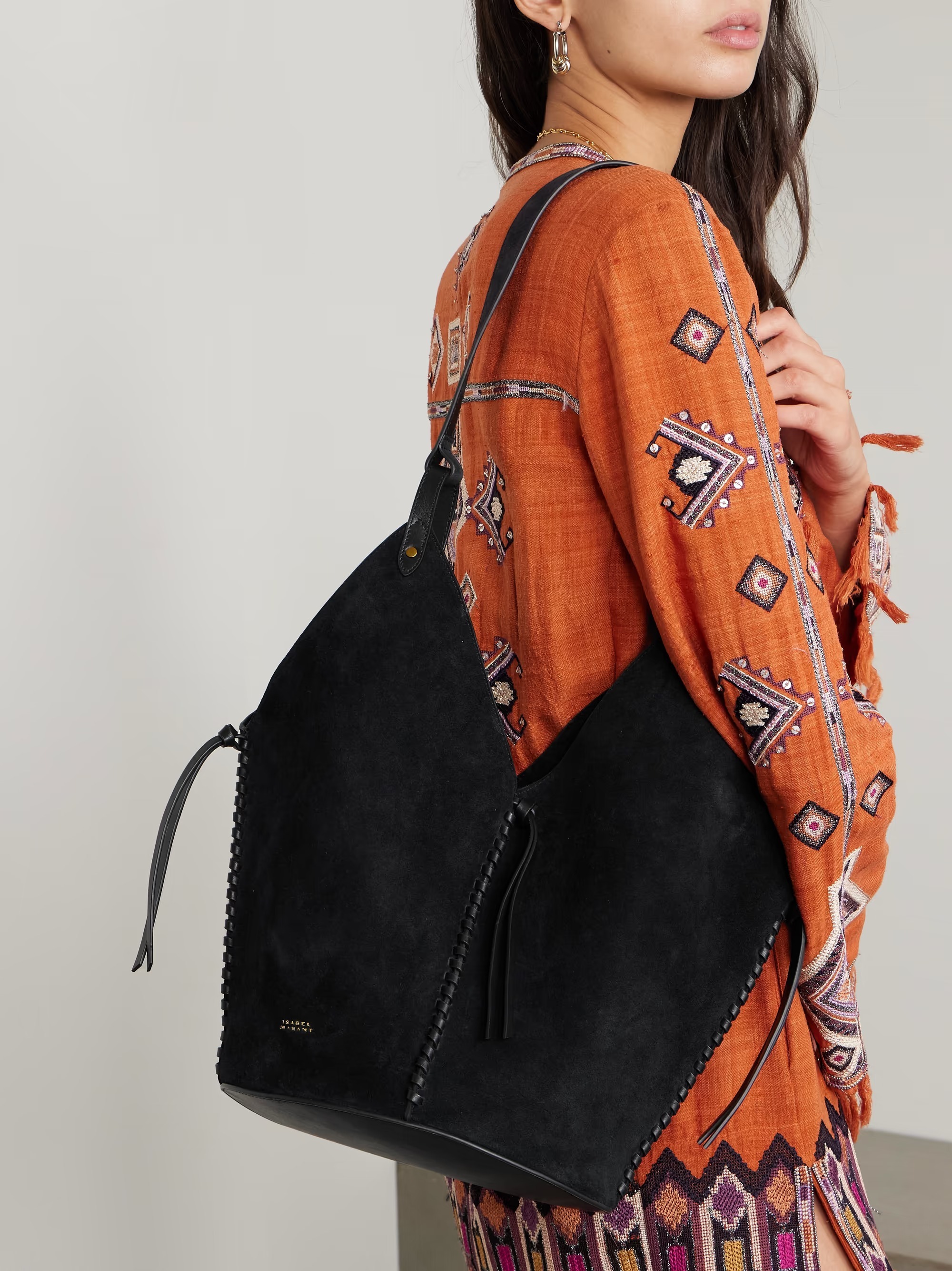 《Isabel Marant》トートバッグ スエード レザー ロゴ 送料込