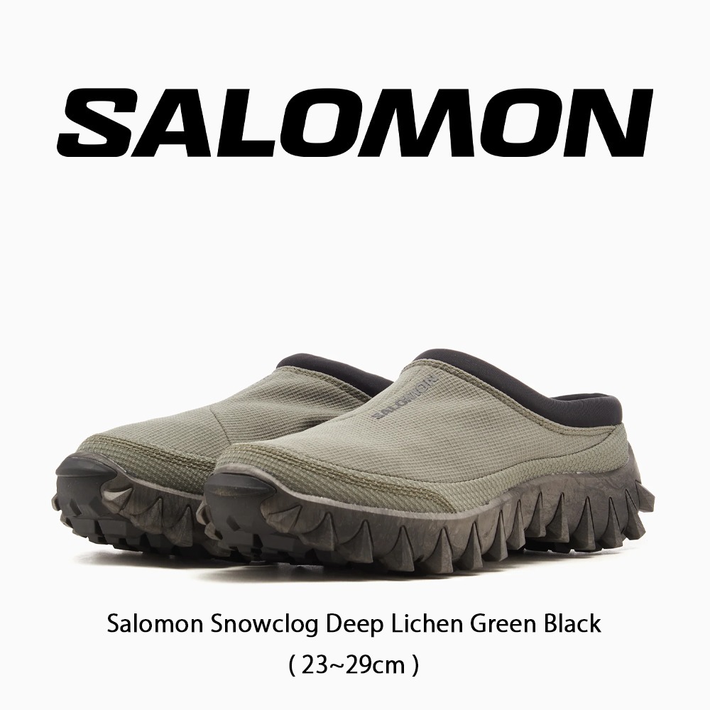 【Salomon】 正規品★Salomon Snowclog Deep Lichen Green Black