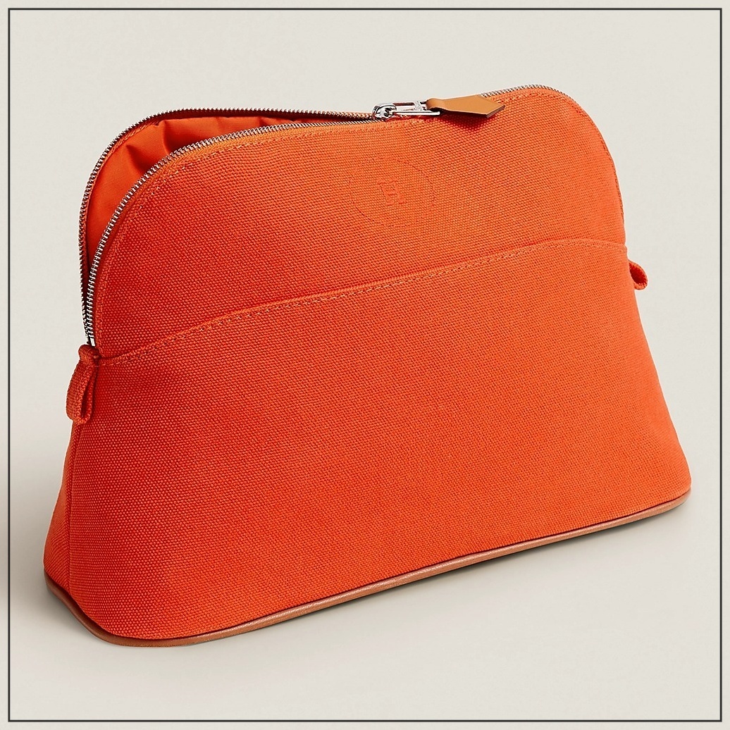 《シンプルで上品》HERMES ポーチ ミディアムサイズ