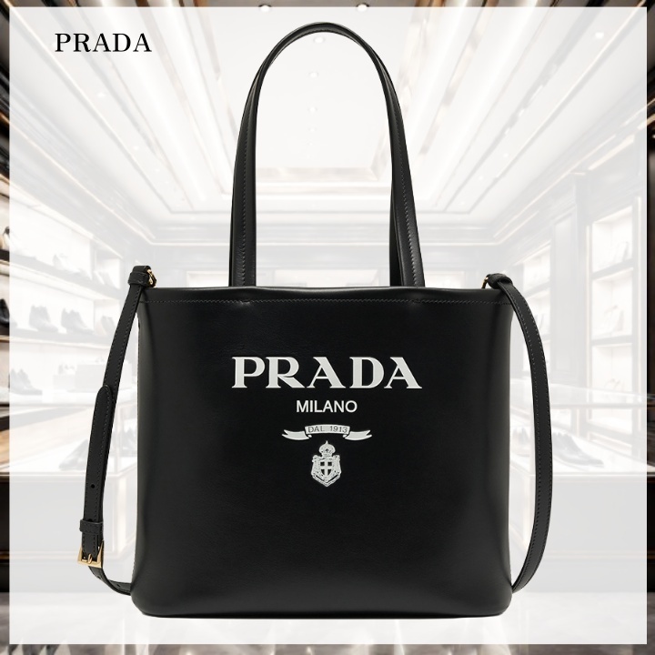 【PRADA】ロゴ トートバッグ 2wayショルダーバッグ