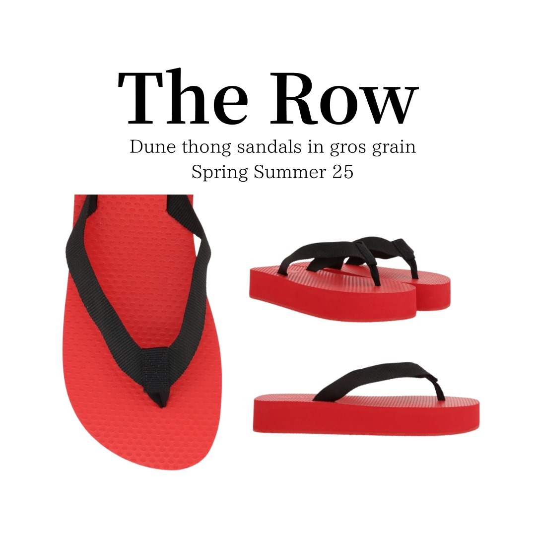 THE ROW★ザ・ロウ★グログランデューントングサンダル★25SS★
