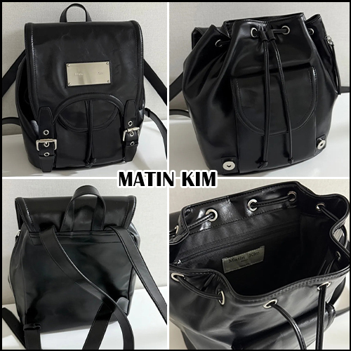 ★【MATIN KIM】 BUCKLE DETAIL BACK PACK★