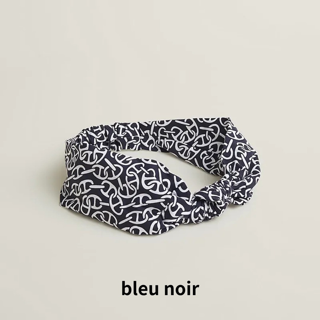 洗練さと共に☆HERMES Bandeau Gabi ヘッドバンド アレンジ自在◎【HERMES】Bandeau Gabi ガビ ヘッドバンド