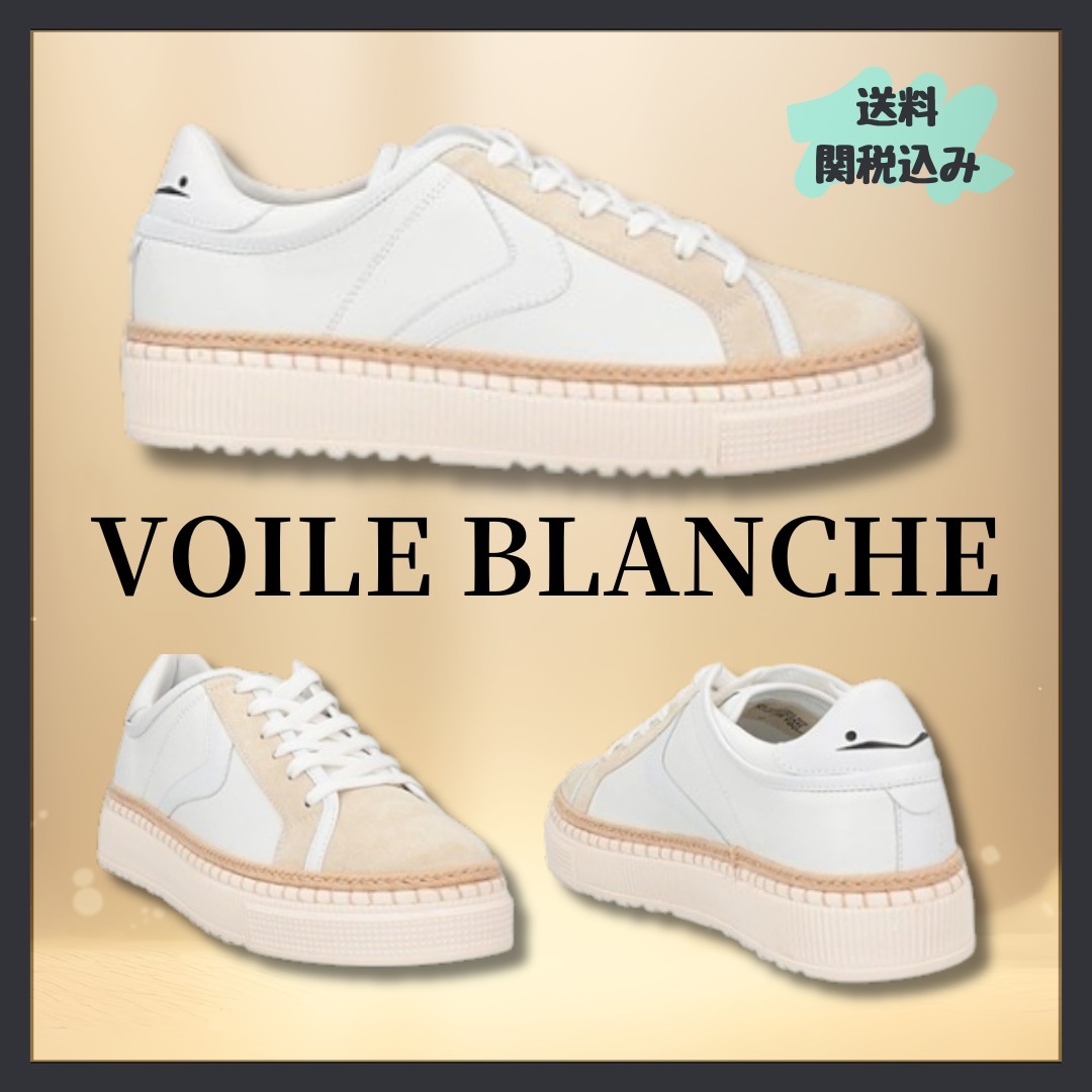 送料関税込【VOILE BLANCHE】スエードローカットスニーカー