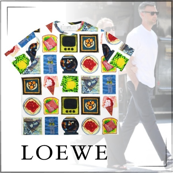 *LOEWE*ロエベ オールオーバープリントTシャツ