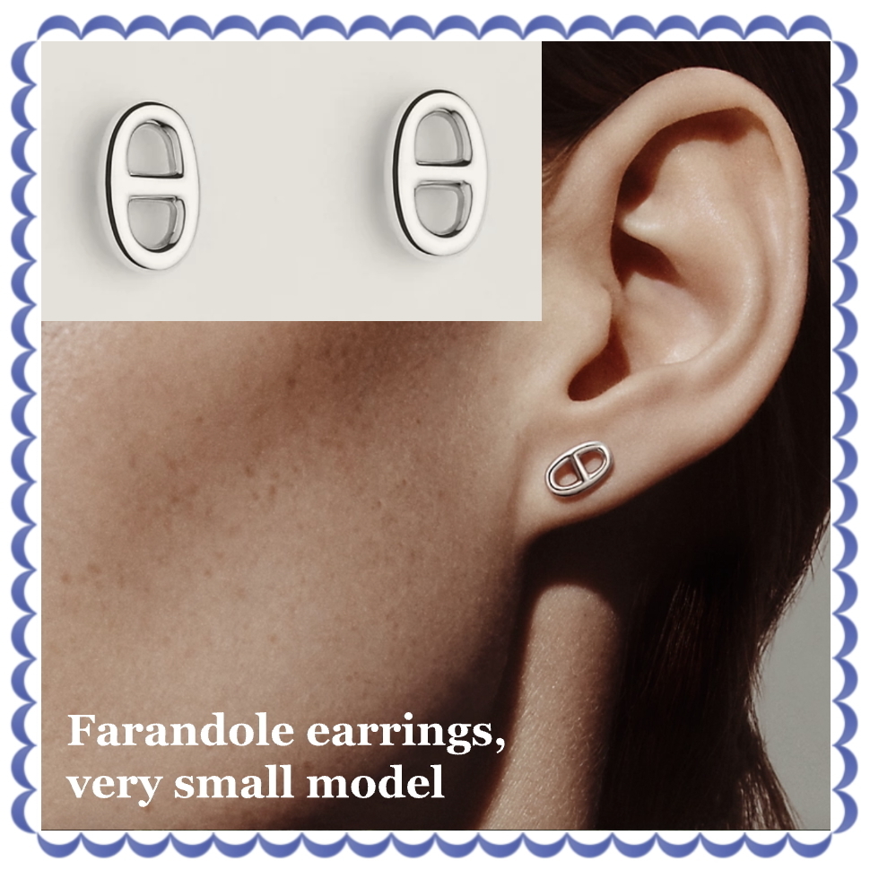 HERMES ピアス Farandole earrings, very small model 直営包装