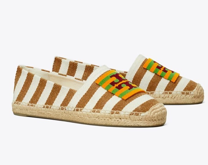 サンダル・ミュール Tory Burch DOUBLE T ESPADRILLE