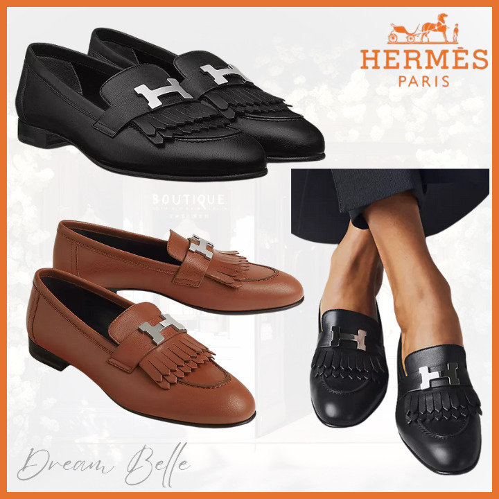 【品格漂う】HERMES Mocassins  ローファー