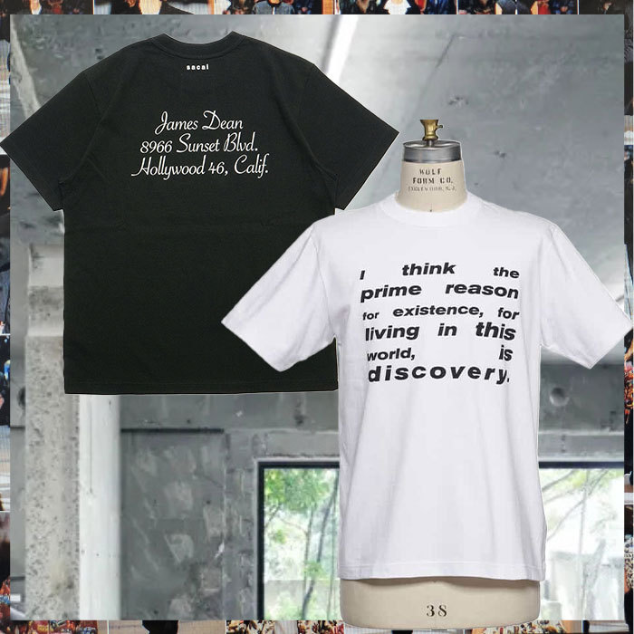 《洗練された個性》【sacai】ジェームズ・ディーン Tシャツ