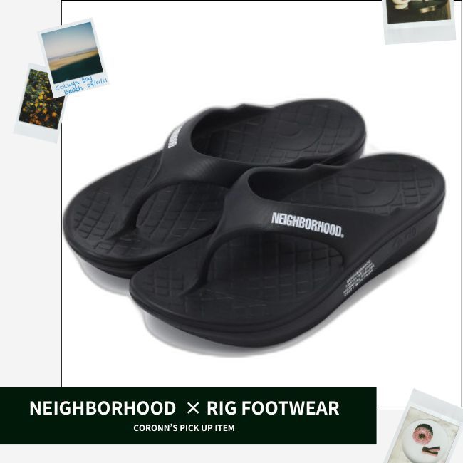 StrayKids愛用《NEIGHBORHOOD》RIG FOOTWEAR リカバリーサンダル