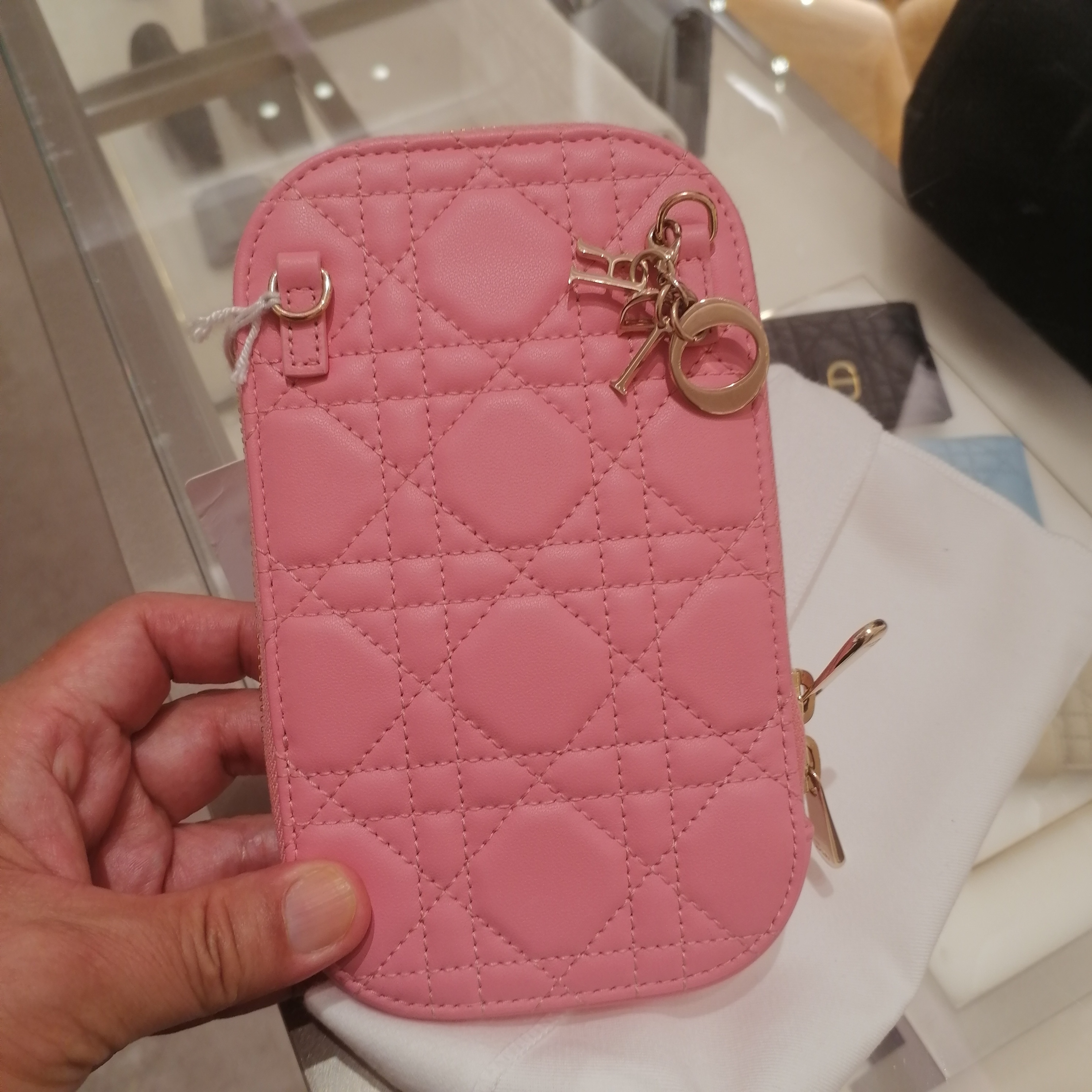 Dior ディオール Lady Dior Call'in Dior フォンホルダー