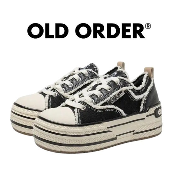 ★人気★ OLD ORDER CANVAS ジュアル 厚底スニーカー