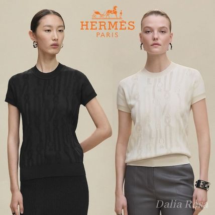 HERMES - 美品☆HERMES☆シルク☆Hリフト☆Aライン☆ブラウス