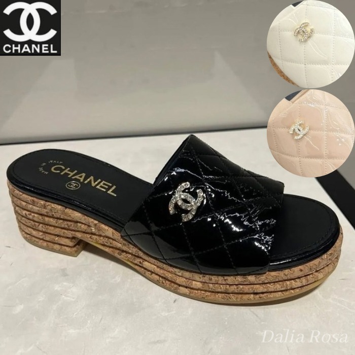 視線集中♡【CHANEL】プラットフォームサンダル