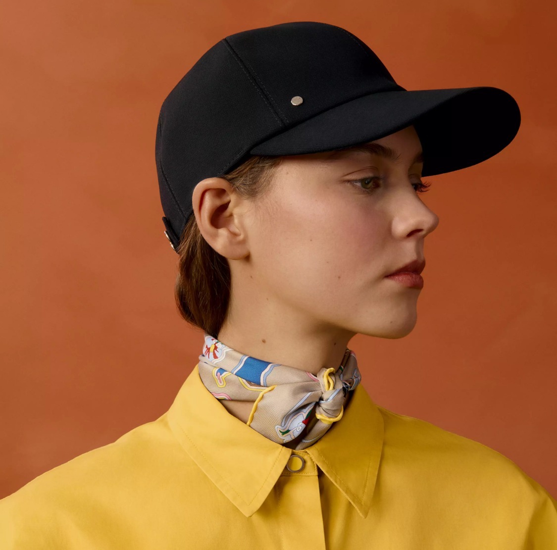 【カジュアル♪】HERMES 《テス・ミラノ》Tess Milano キャップ