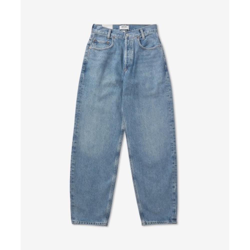 パンツ AGOLDE Tapered High Rise Exhaust Denim Pants Blue A1831371PA