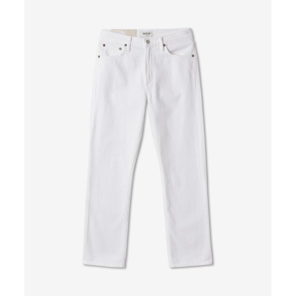 パンツ AGOLDE Mia Mid Rise Straight Denim Pants White A90221183ELMN
