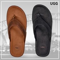 UGG(アグ) サンダル 快適★UGG★シーサイド レザー フリップフロップ サンダル
