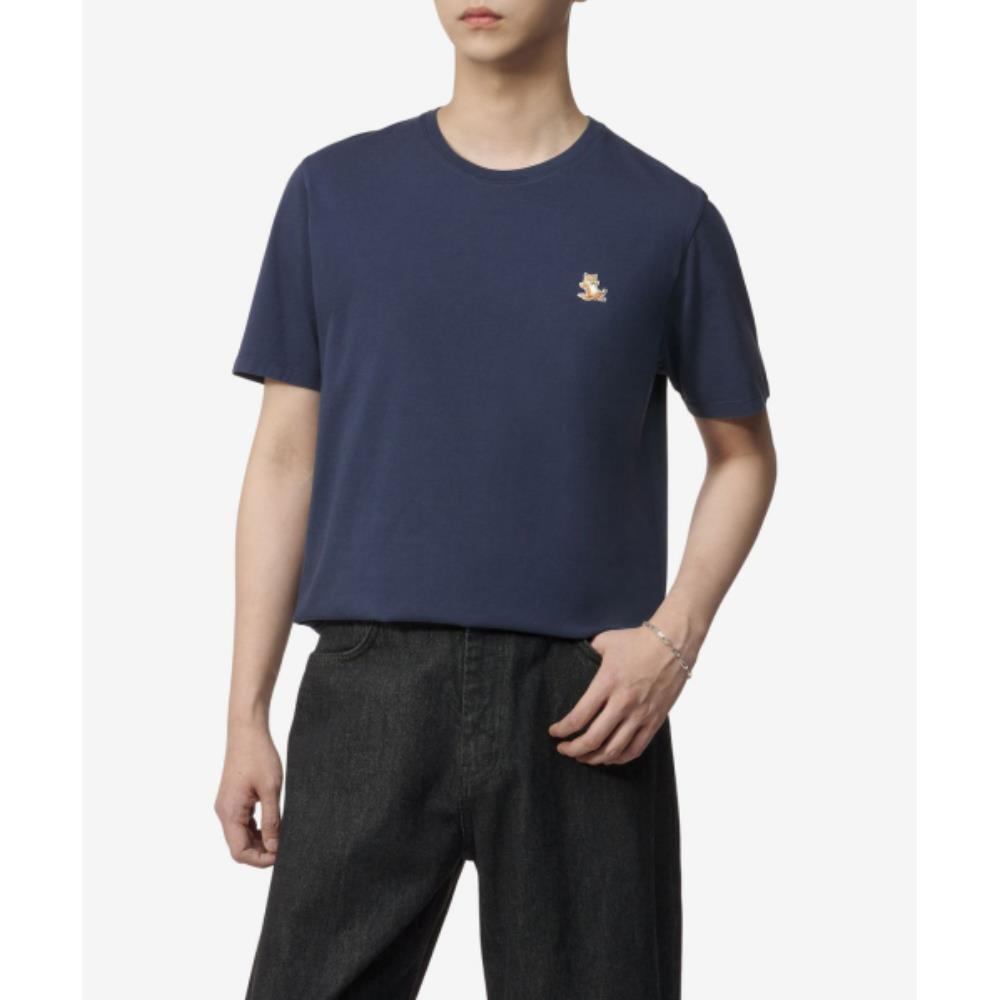 Tシャツ・カットソー MAISON KITSUNE Chilex Fox Patch Regular Short Sleeve T-Shirt