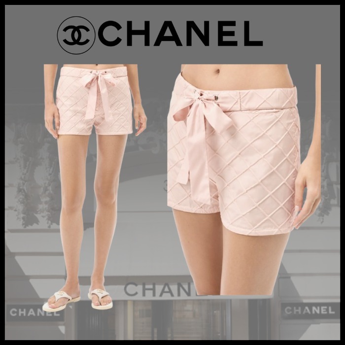 【最新作/2025年ココビーチ♪】CHANEL タフタ ショートパンツ