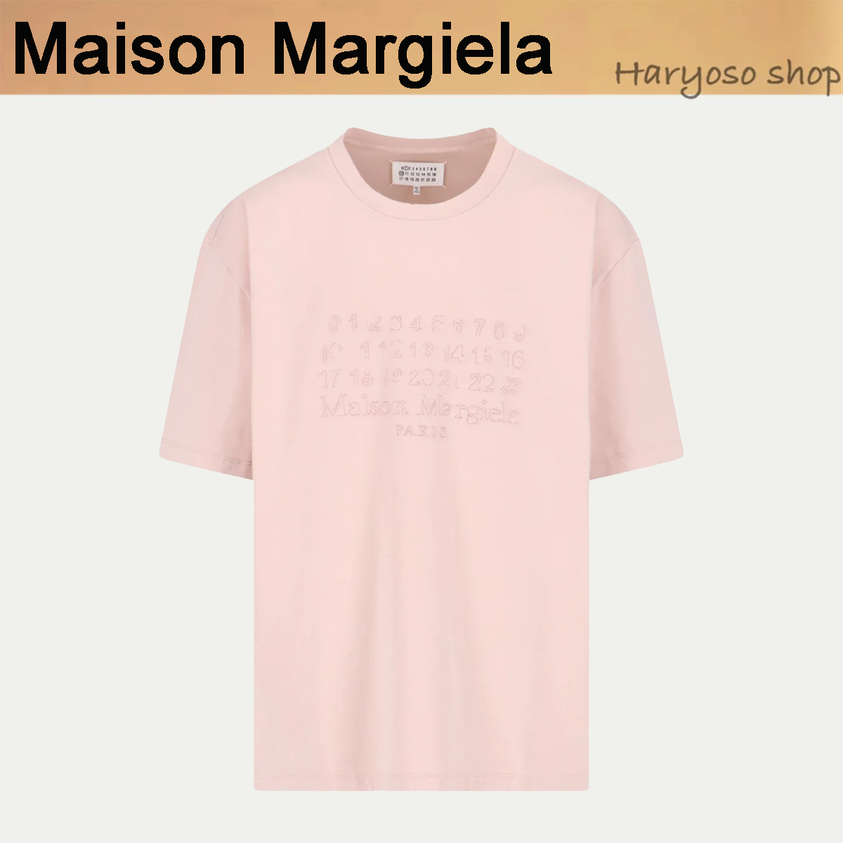 VIP価格★Maison Margiela★ロゴ刺繍クルーネックTシャツ