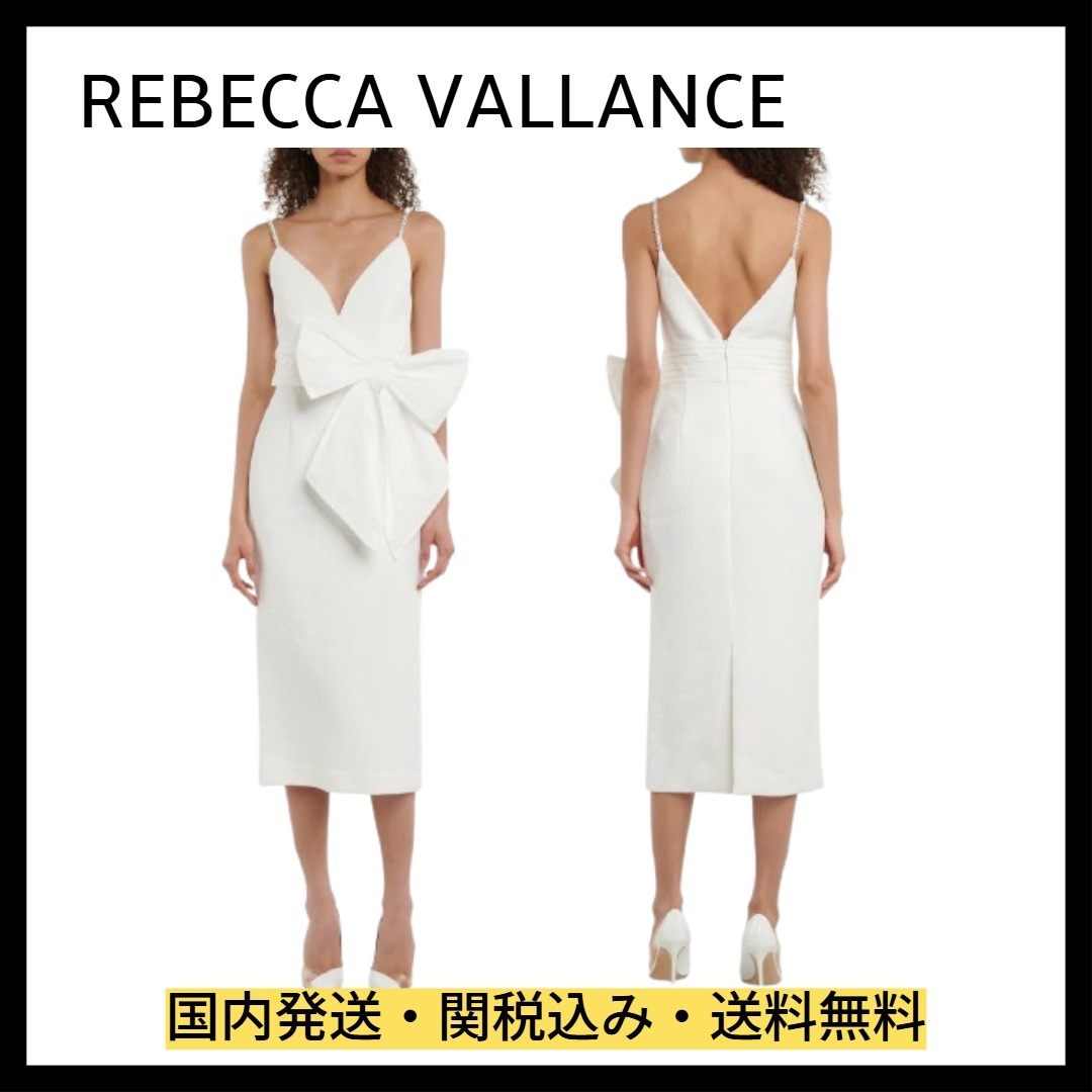 REBECCA VALLANCE ブライダル ジュヌヴィエーブ クレープドレス
