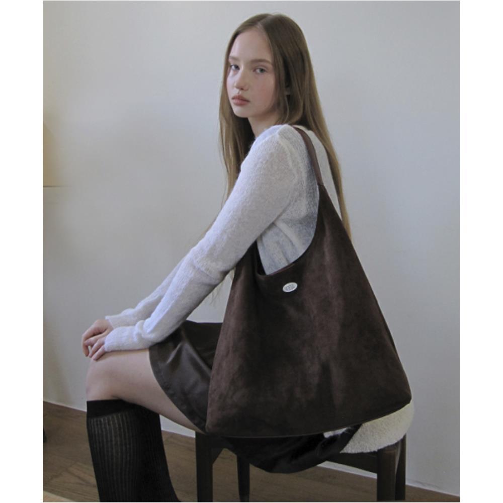 ★ dumaro★ Merci Suede Shoulder Bag Coffee Merici Suede Sh