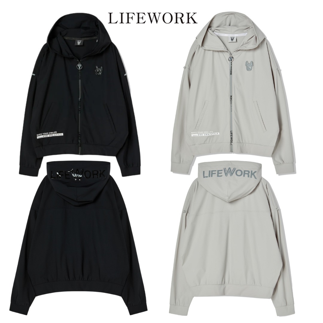 【LIFEWORK】ベンチュリ ワッペン フードジップアップ