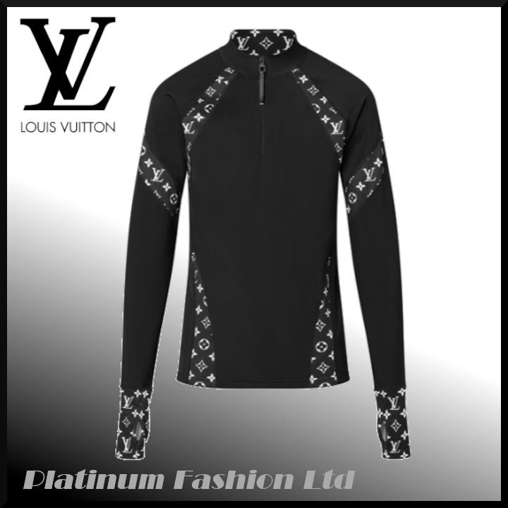 限定品◆関税無【LOUIS VUITTON】ジップ付き テクニカル トップ