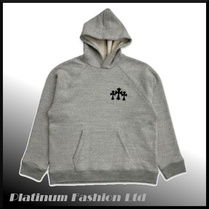 【ヴィンテージ】Rank:A☆クロムハーツ グレー パーカー グレー(灰色)系 CHROME HEARTS(クロムハーツ) パーカー