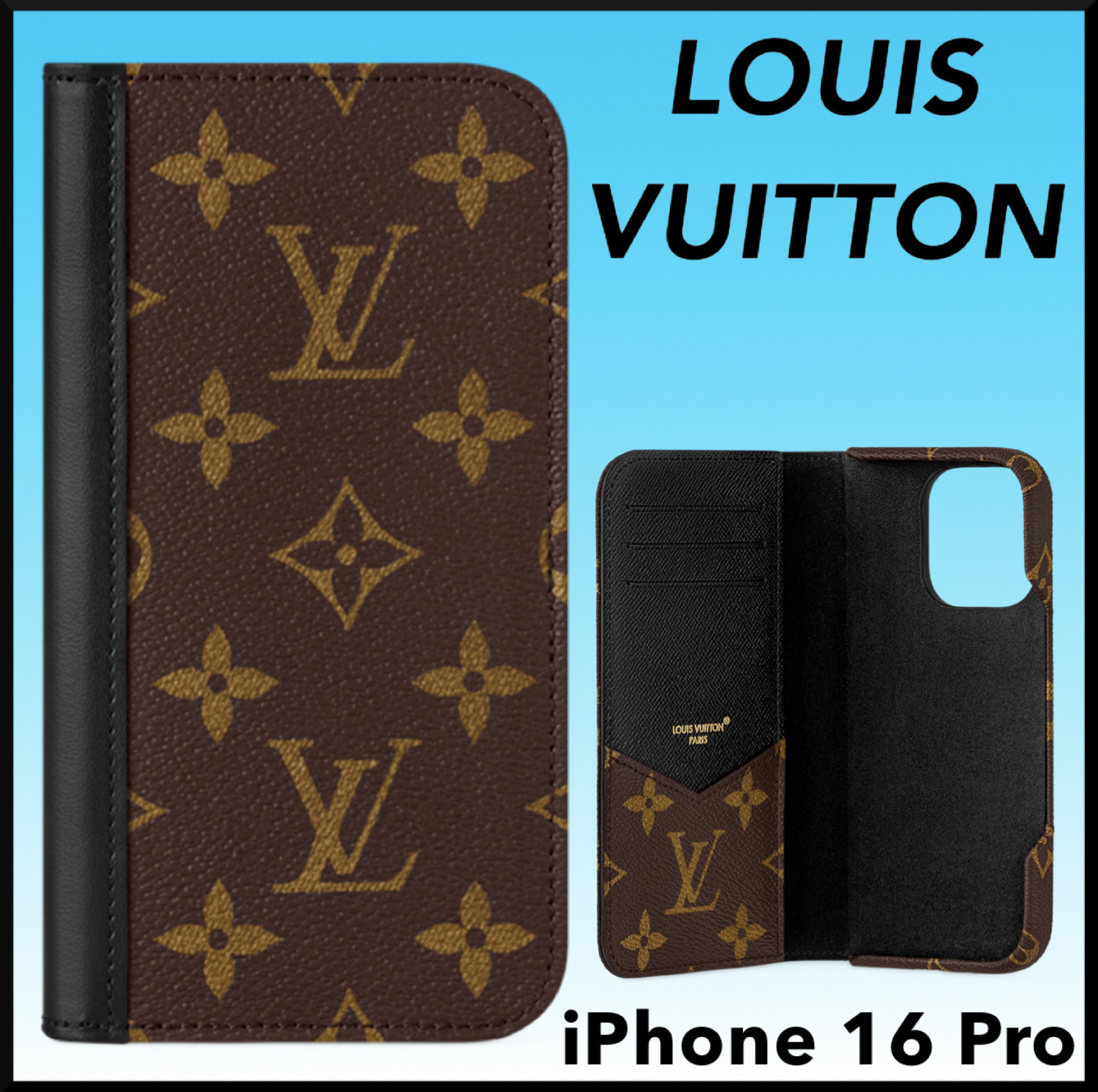 日本限定★Louis Vuitton IPHONE 16 PRO・フォリオ★モノグラム