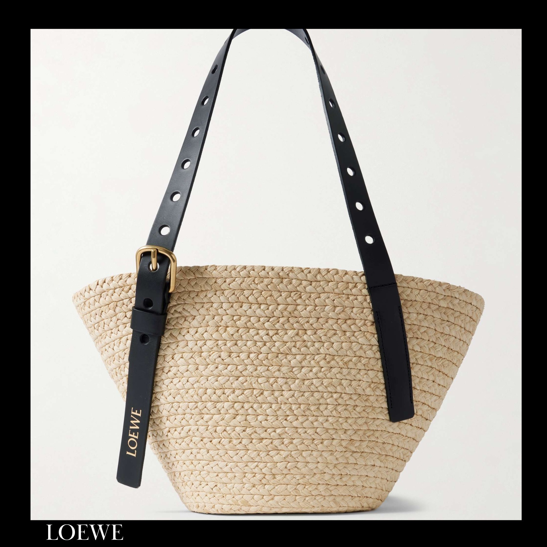 ＊送料・関税込み＊LOEWE + Paula's Ibiza Punch Hole ラフィア