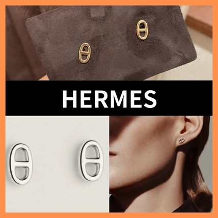 シルバー（銀色）系 HERMES(エルメス) ピアス(レディース) 2