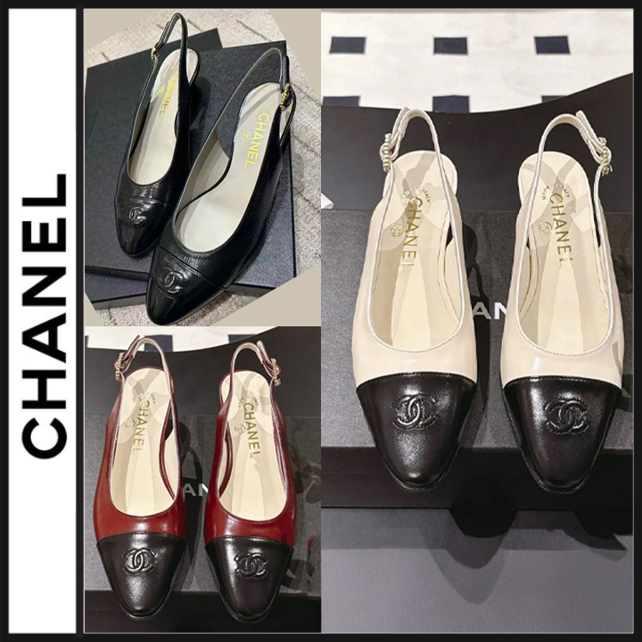 大人かわいい♡CHANEL スリングバックサンダル