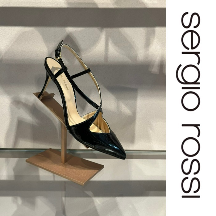 早い者勝ち【Sergio Rossi】Bon Ton スリングバッグ パンプス