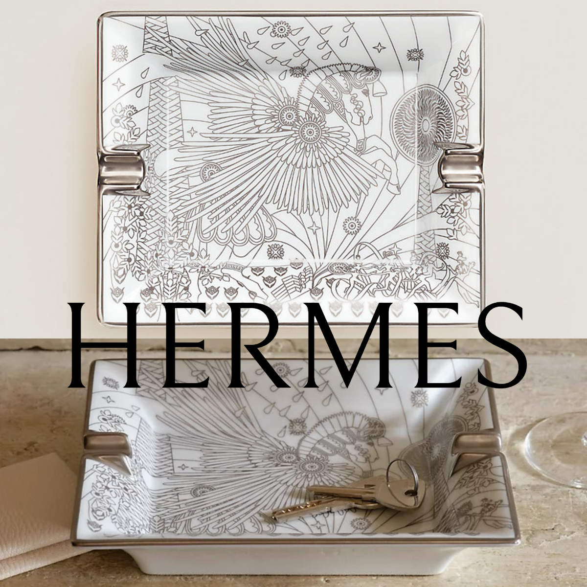 新作*HERMES*ペガサス スプリング 灰皿 プレート ギフトにも