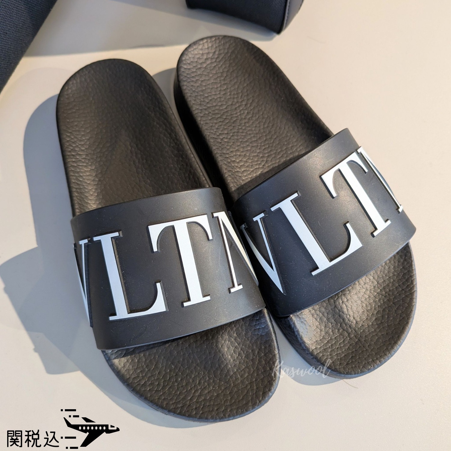 VALENTINO ヴァレンティノ ロゴ スライド Sandals サンダル
