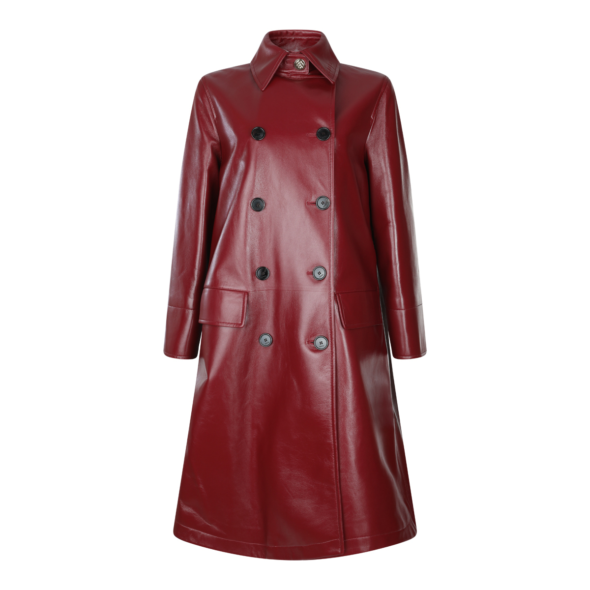 レザージャケット・コート GUCCI RED LEATHER COAT