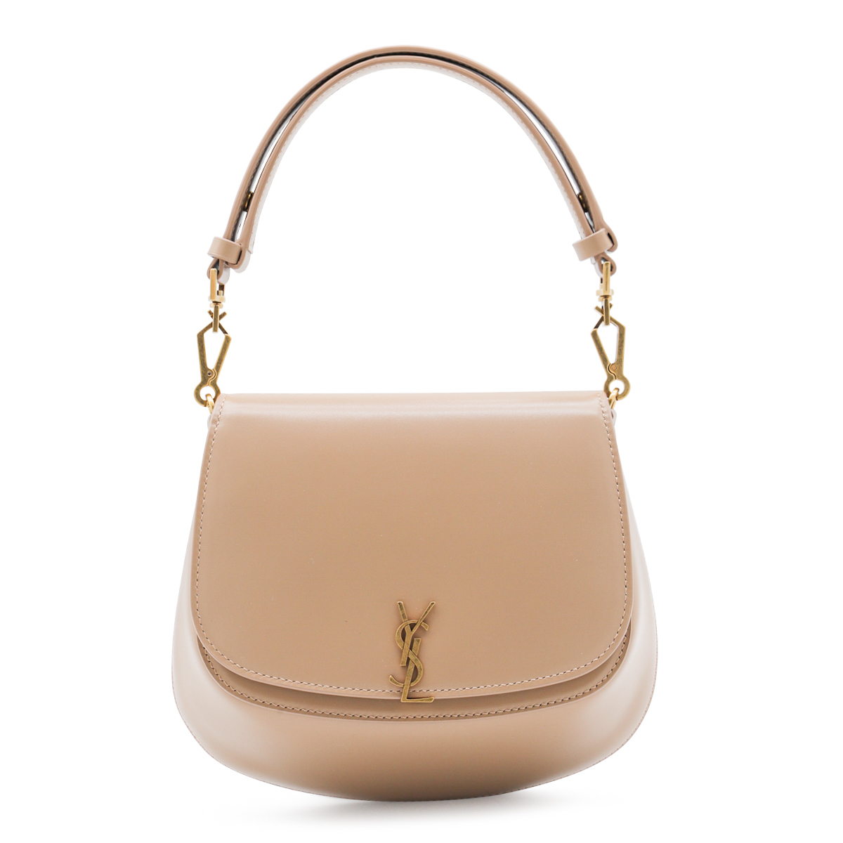 ショルダーバッグ・ポシェット SAINT LAURENT BEIGE LEATHER VOLTAIRE SHOULDER BAG